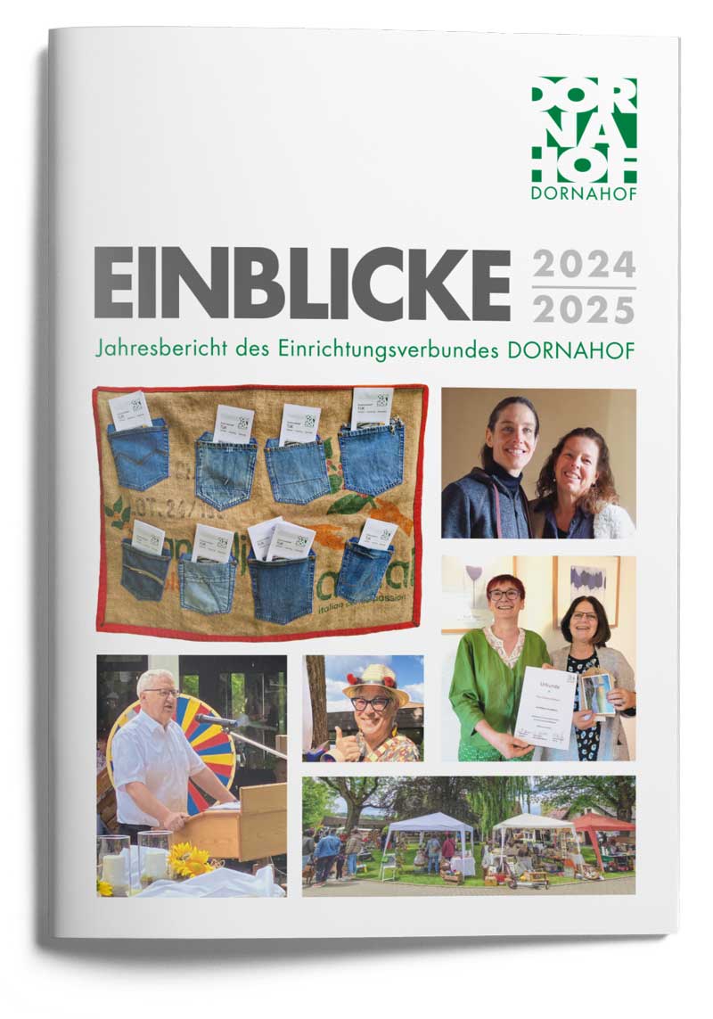 Titelseite Jahresbericht DORNAHOF 2024 - 25