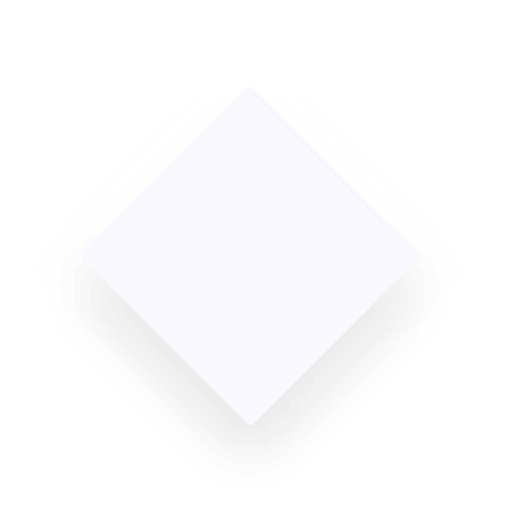 weisses Quadrat mit Schatten