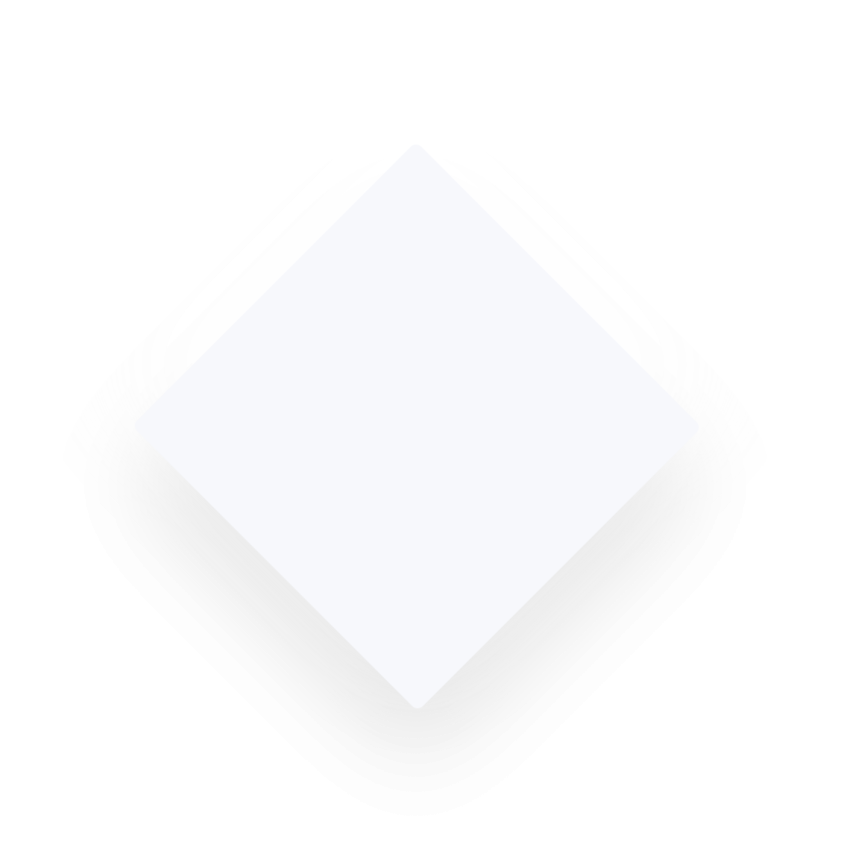 weisses Quadrat mit Schatten